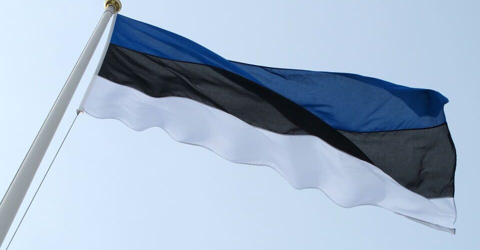 Estland flagga
