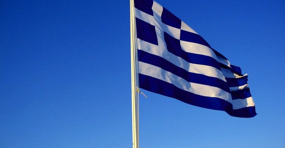 Grekland flagga